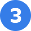 3 Three Circle Blue