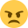 angry face