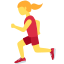 woman running
