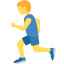 man running