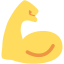 flexed biceps