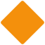 large orange diamond