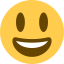 grinning face with big eyes