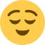 relieved face
