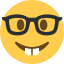 nerd face