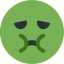 nauseated face